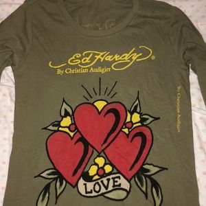 Ed Hardy by Christian Audigier long sleeve shirt